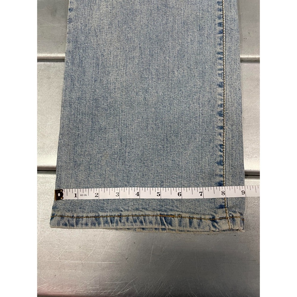 Vintage Levis 550 Jeans Womens 16S 35X30 Blue Light Wash Denim Relaxed Boot Cut - Picture 9 of 14